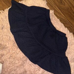 Girls Navy Blue Knit Skirt. Never worn